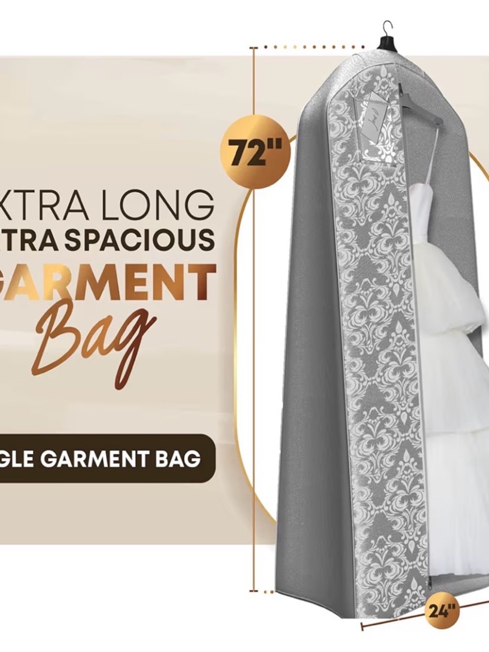 Bridal Garment Bag, perfect for large dresses